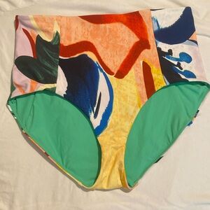 Calia by Carrie Underwood Floral Print High Rise Tummy Control Bikini Bottom sXL